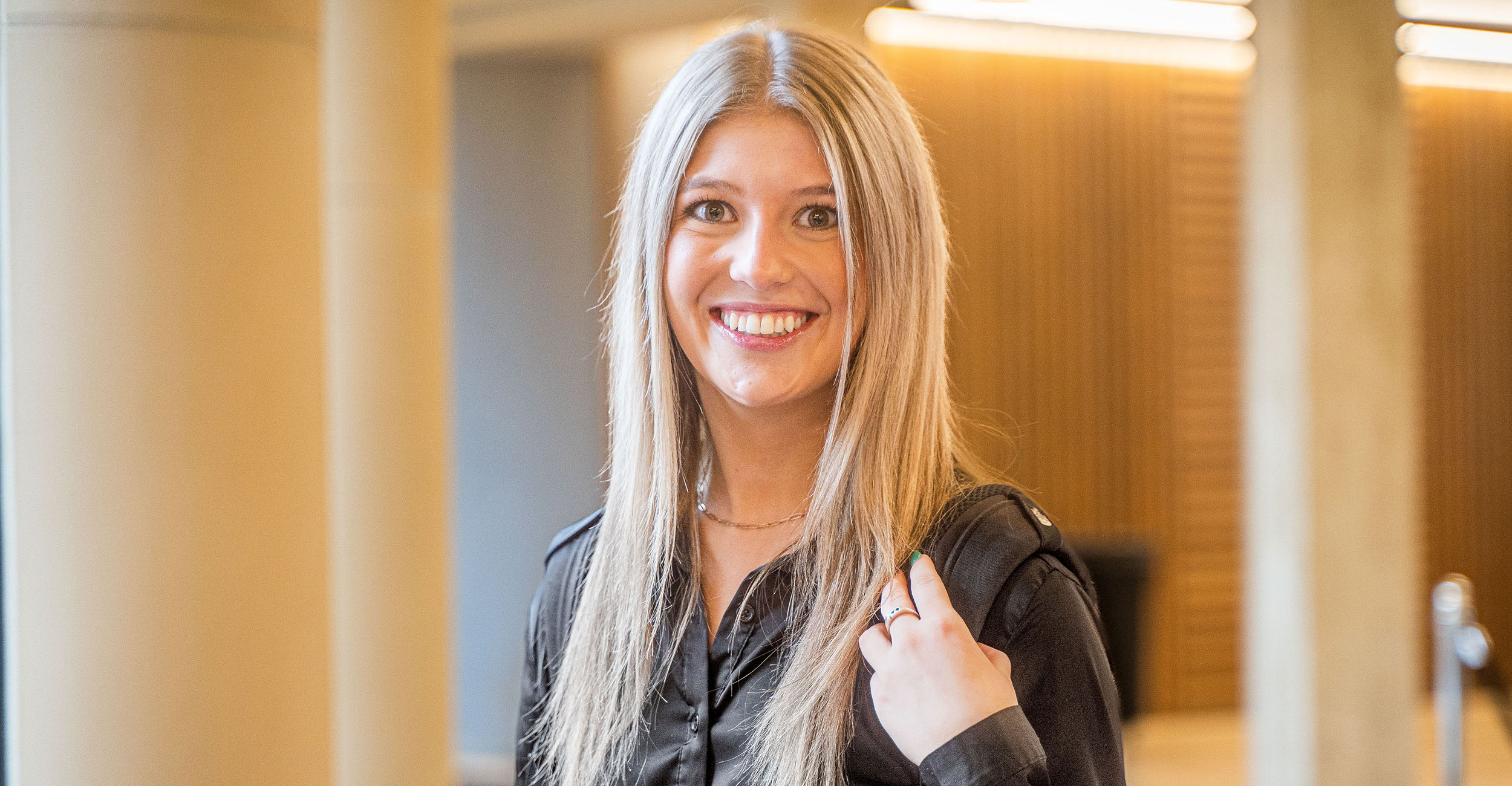 Katie Fitzgerald at the Spears School of Business.