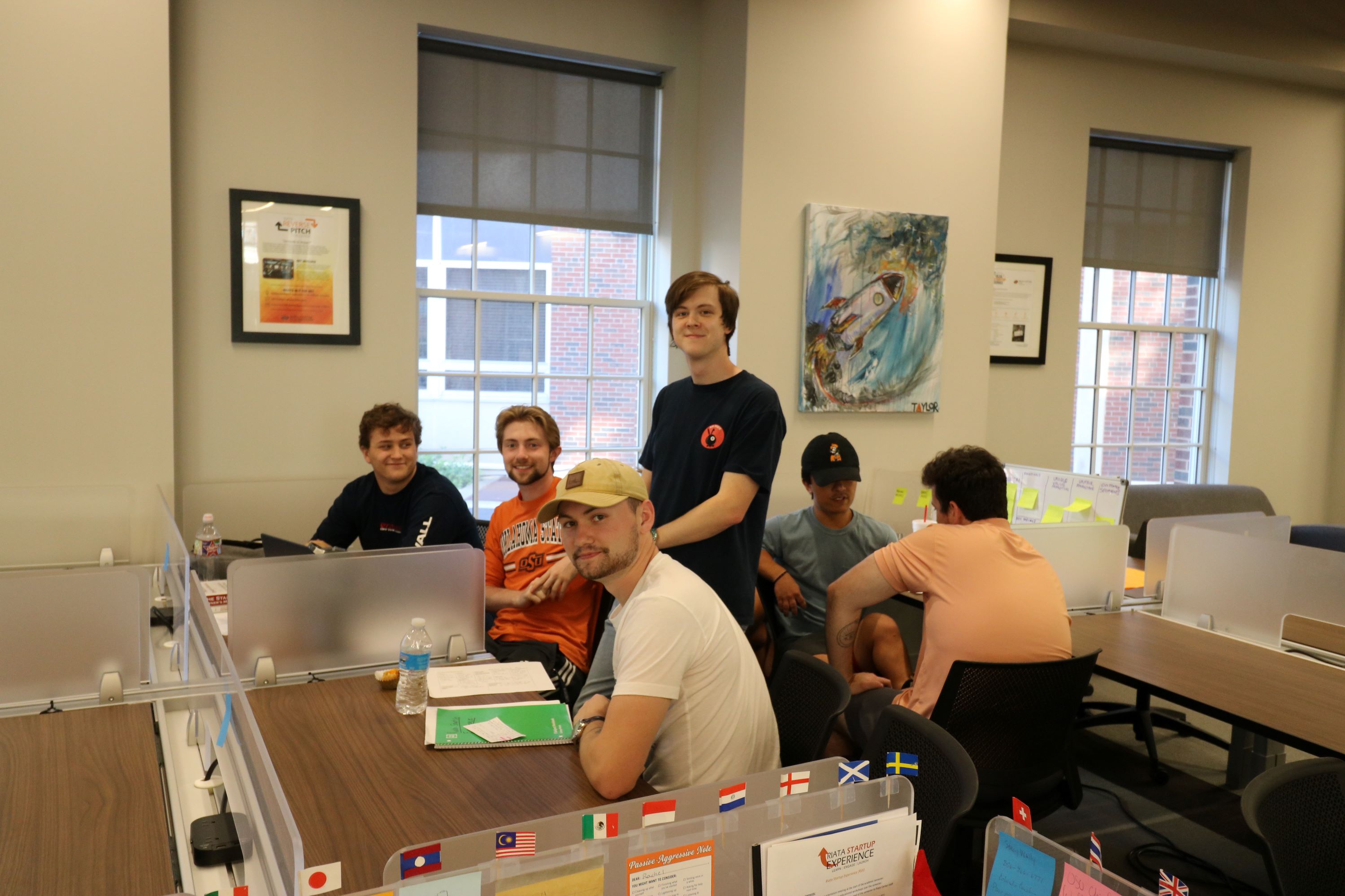 RSX students working at their desks