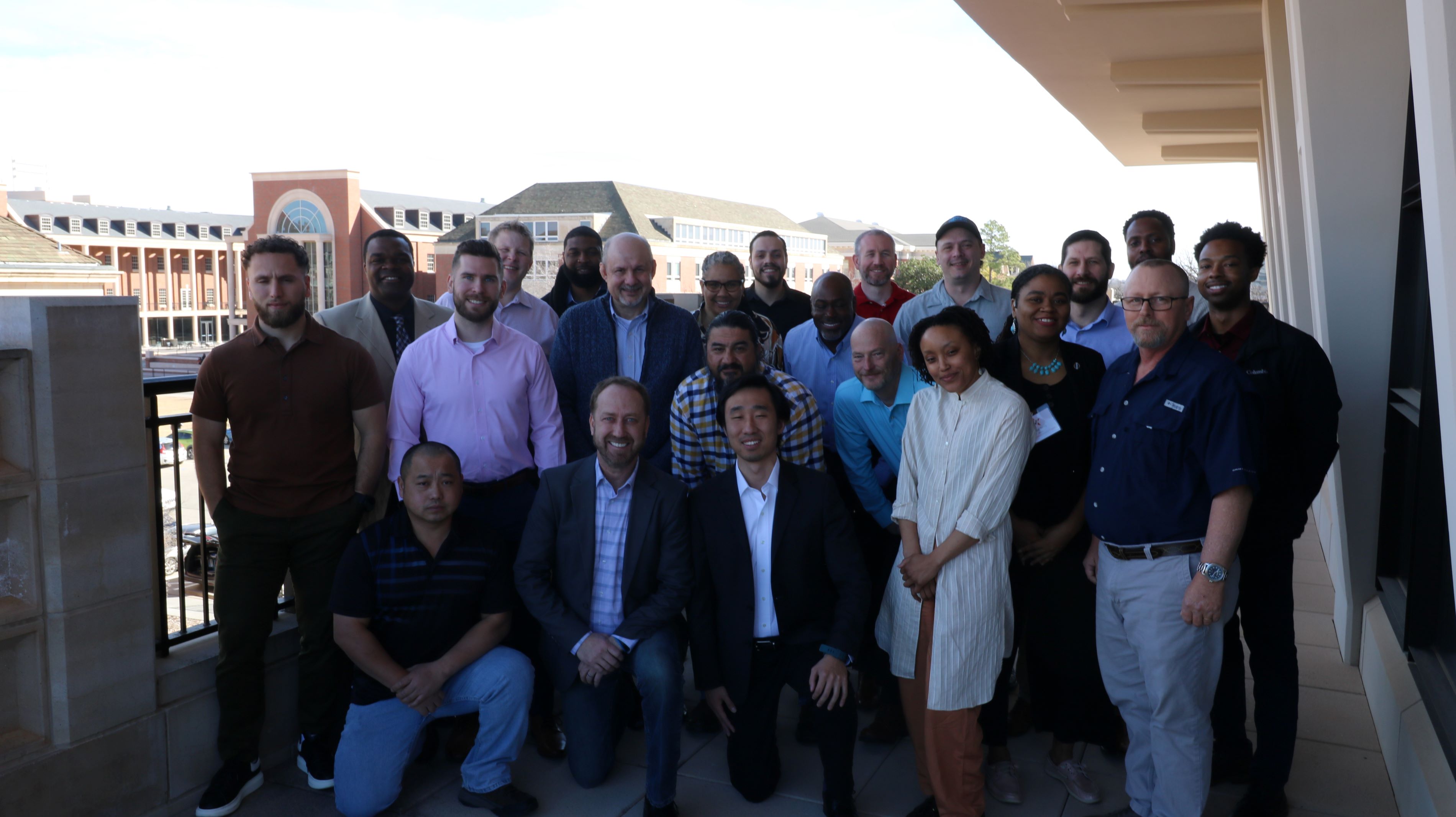 vep24 group pic on balcony