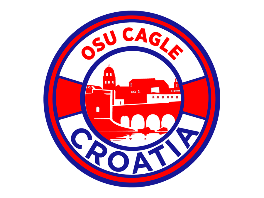 OSU CAGLE program button featuring Croatia. 