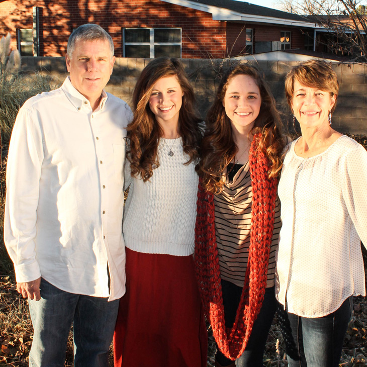 Erin Scanlan with her family