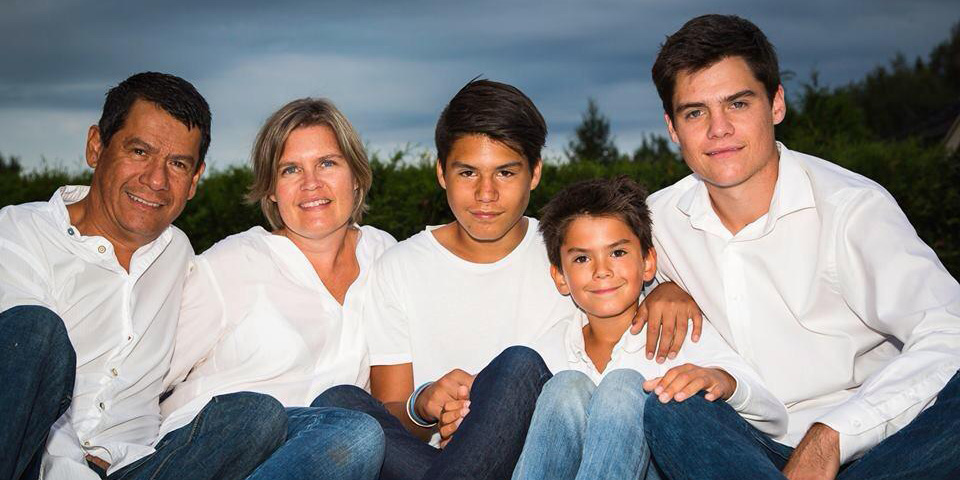Kris Ventura and his family