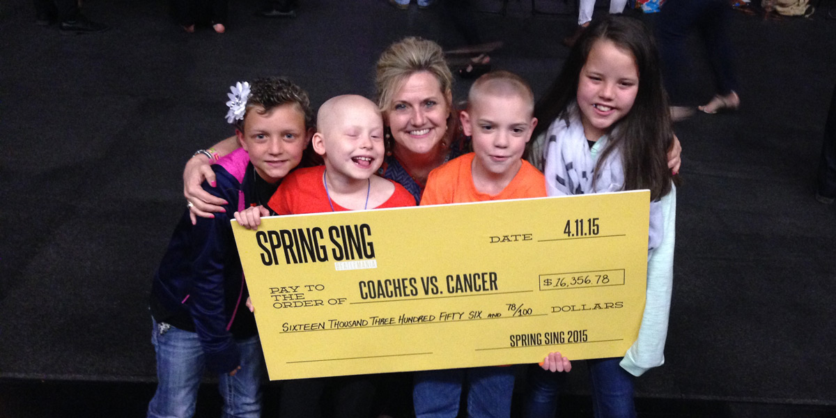 Coaches vs. Cancer Spring Sing event