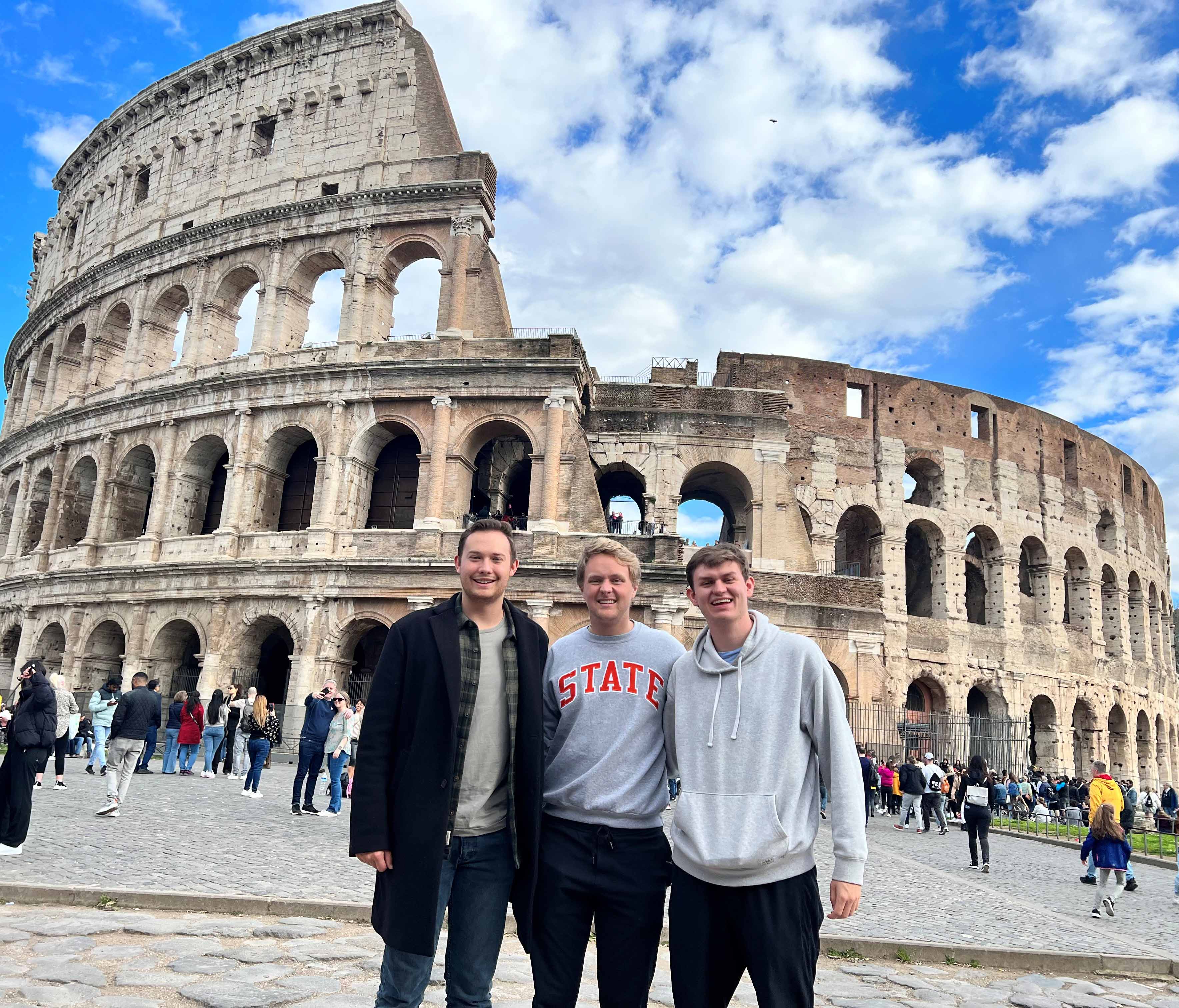 Cagle students in Rome.