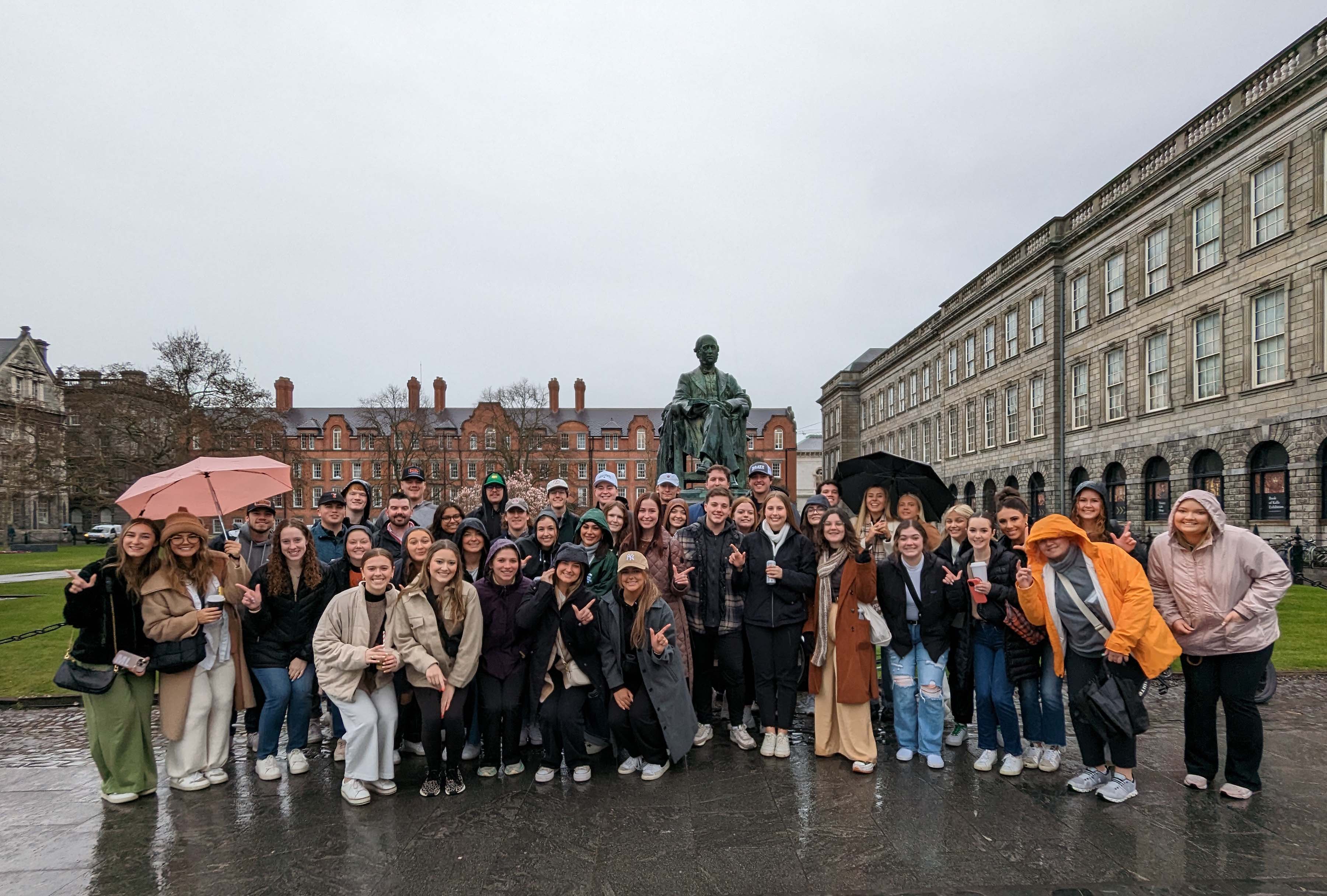 Group photo in Ireland