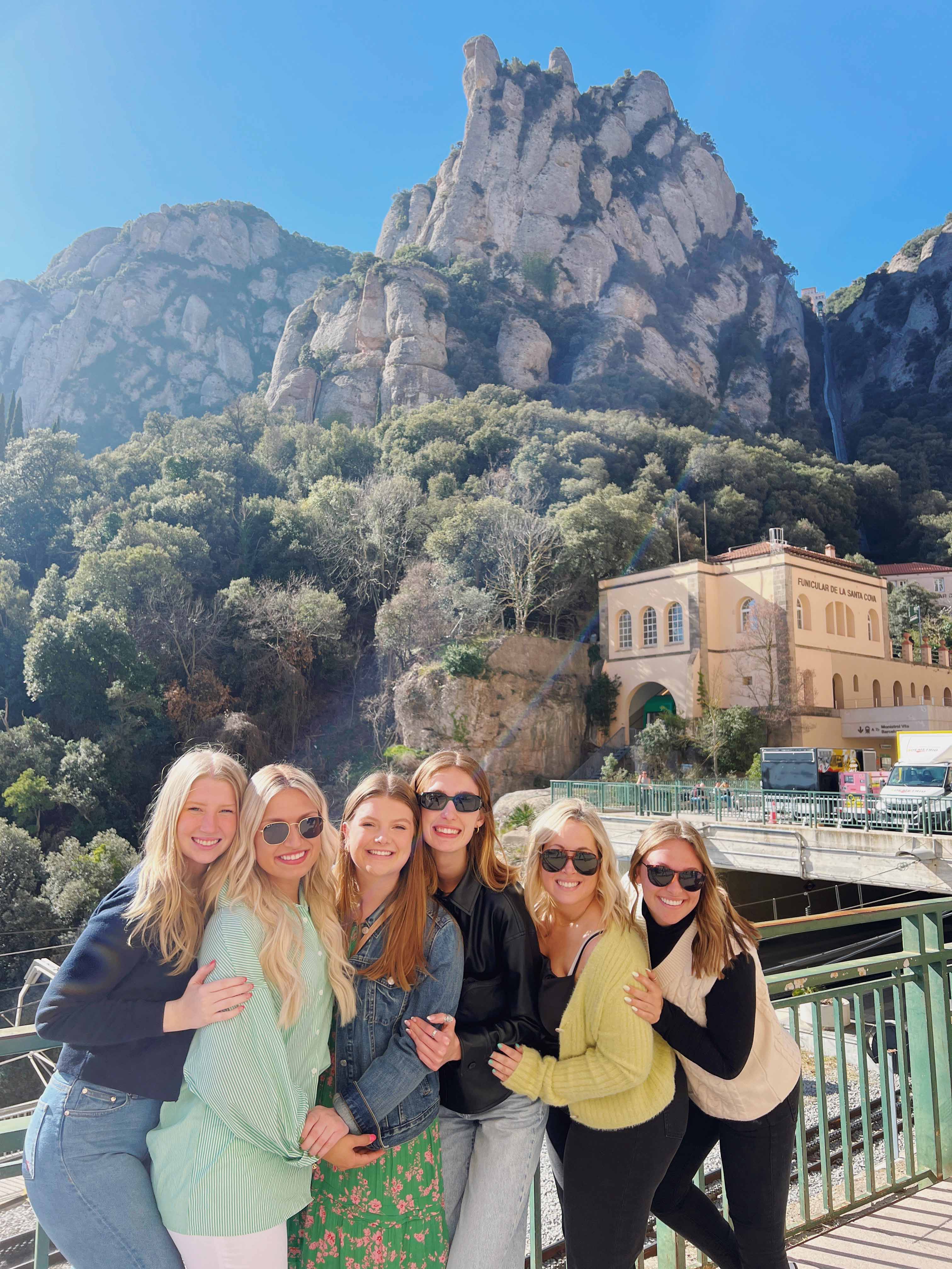 Cagle students in Barcelona