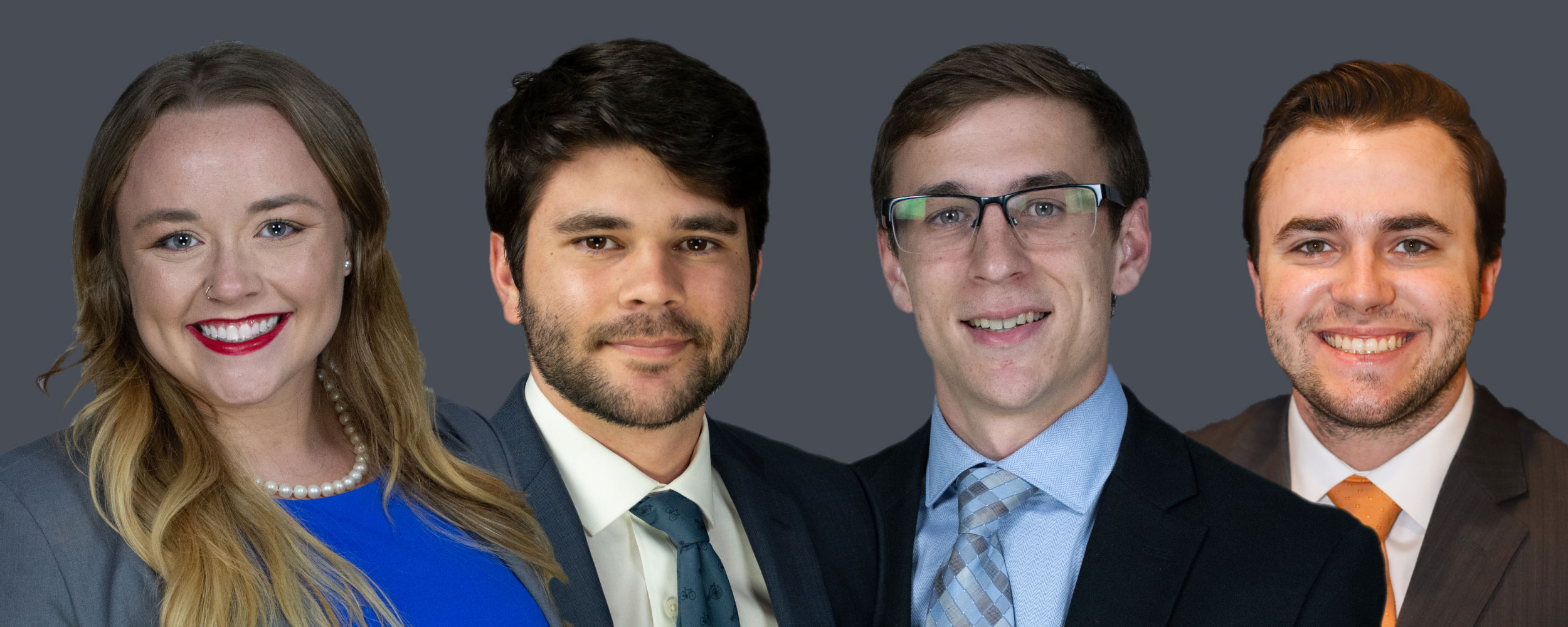 Baylee Dobler, Evan Jordan, John Moss and Jack Newman