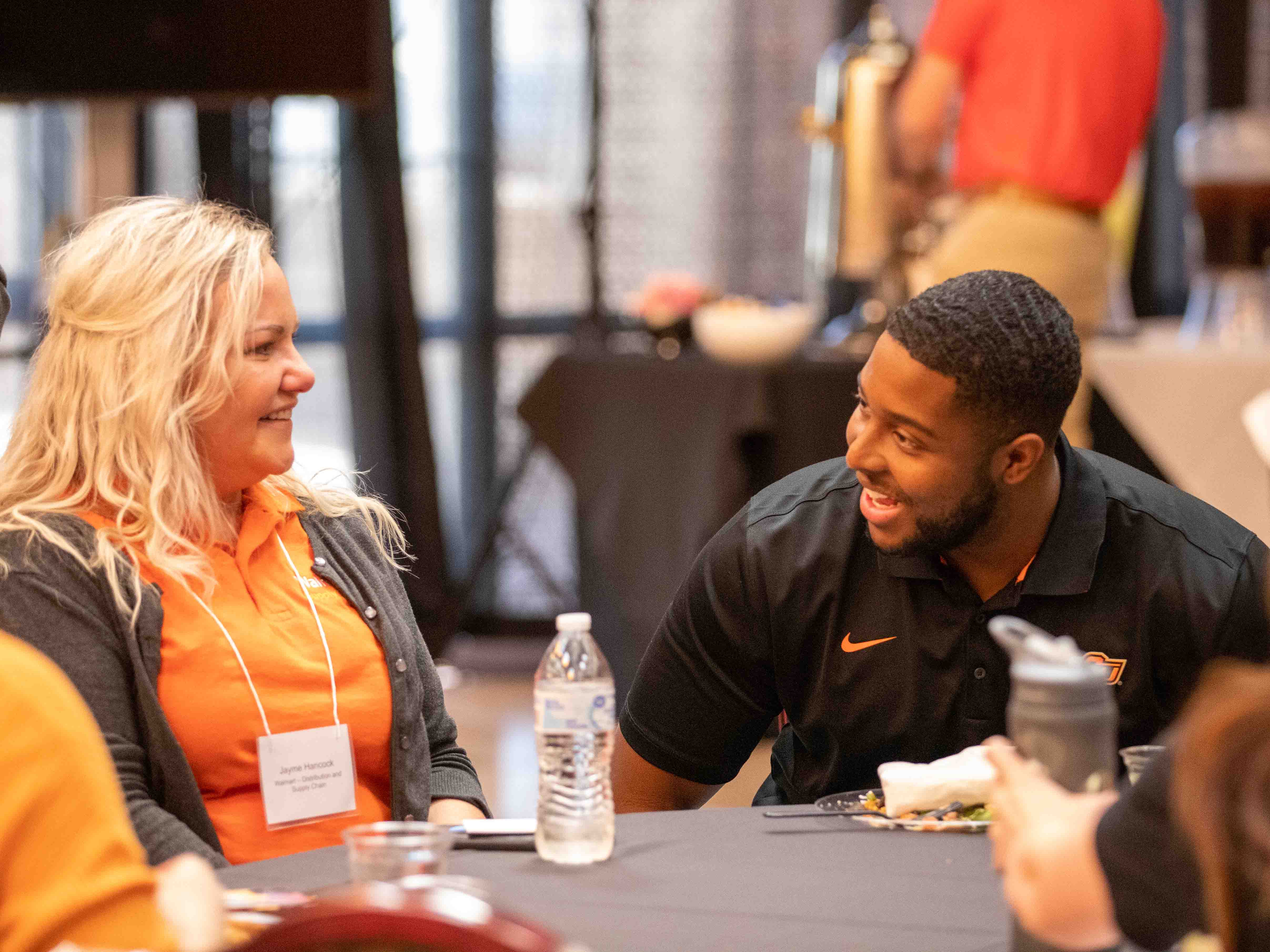 A student with a mentor