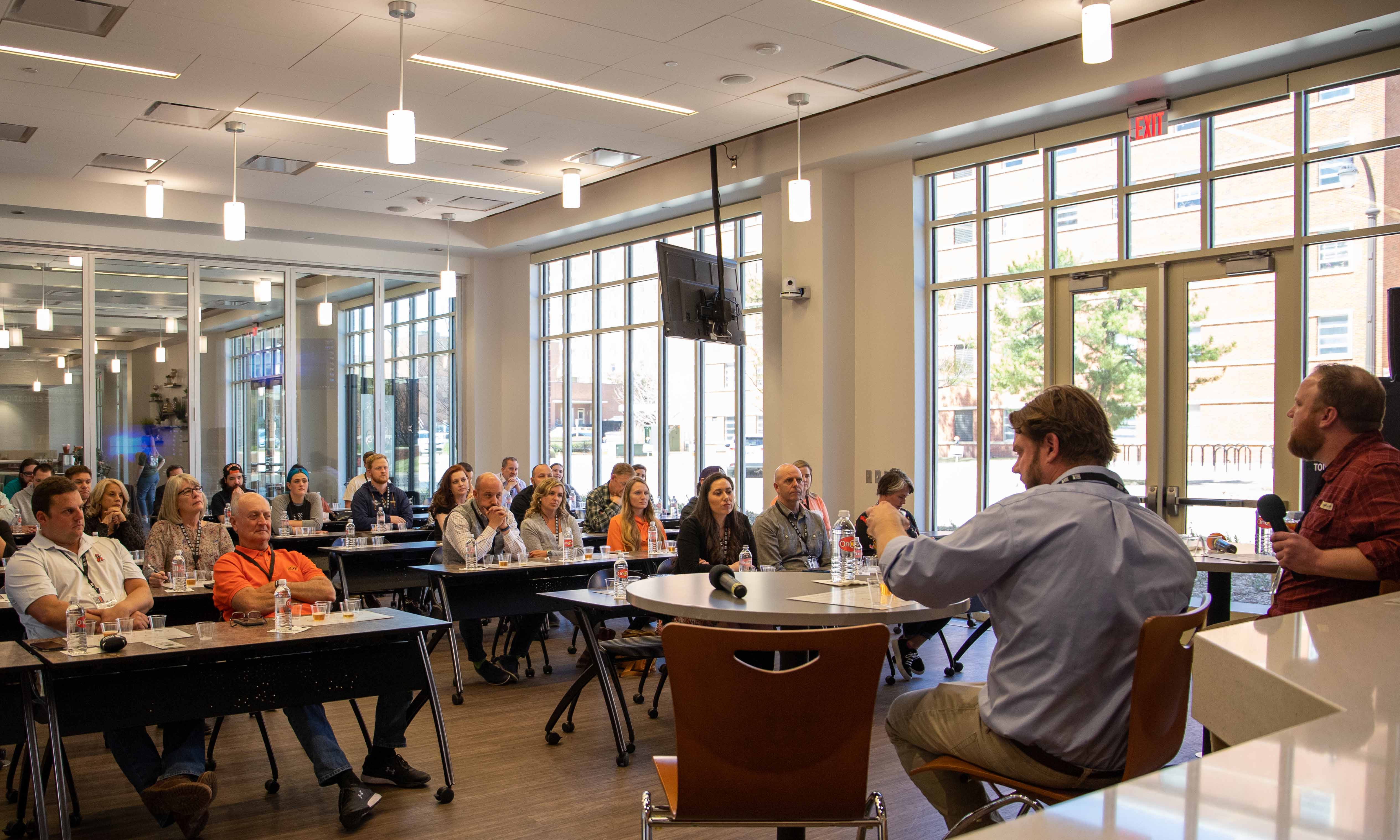 Attendees at a class