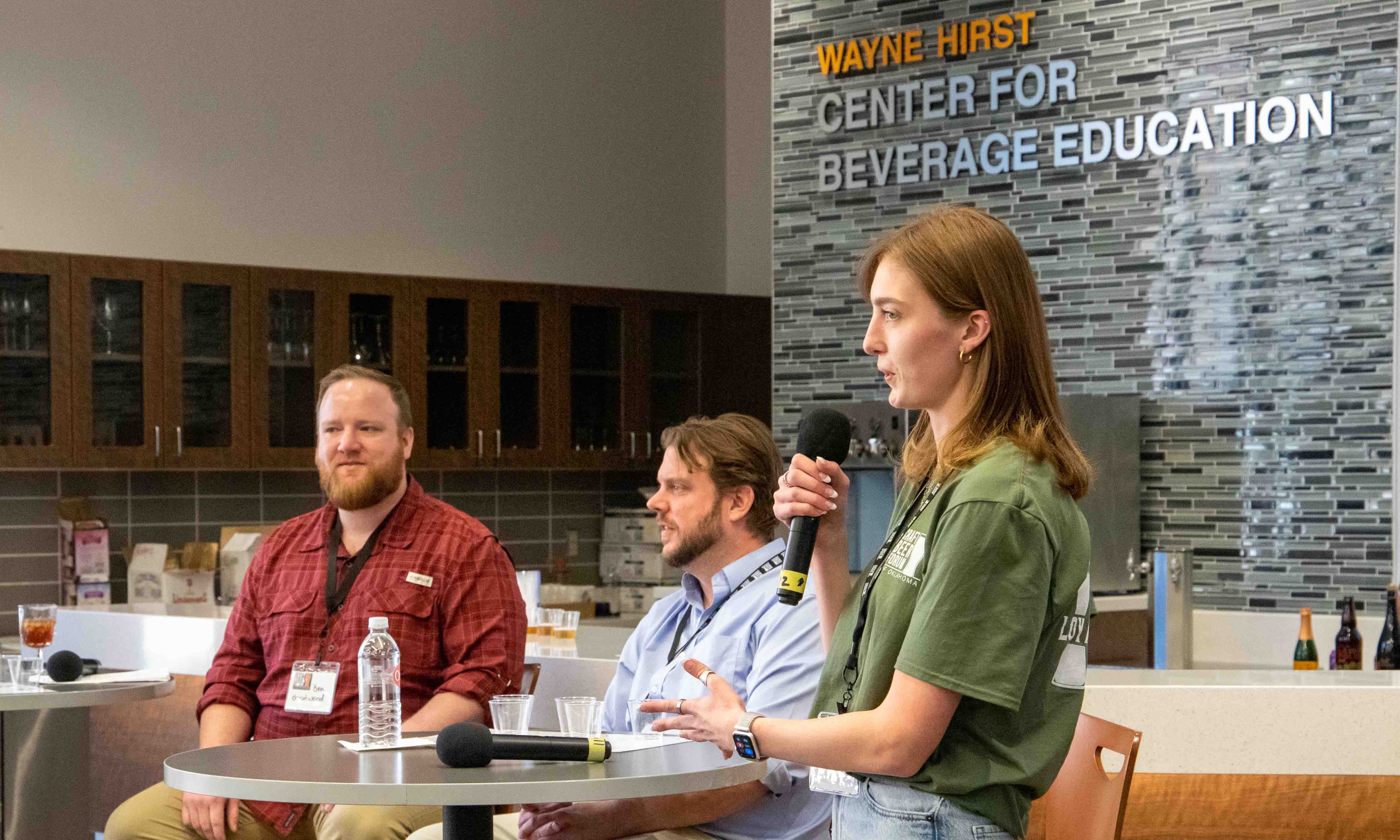 Beginning of an event at beer forum