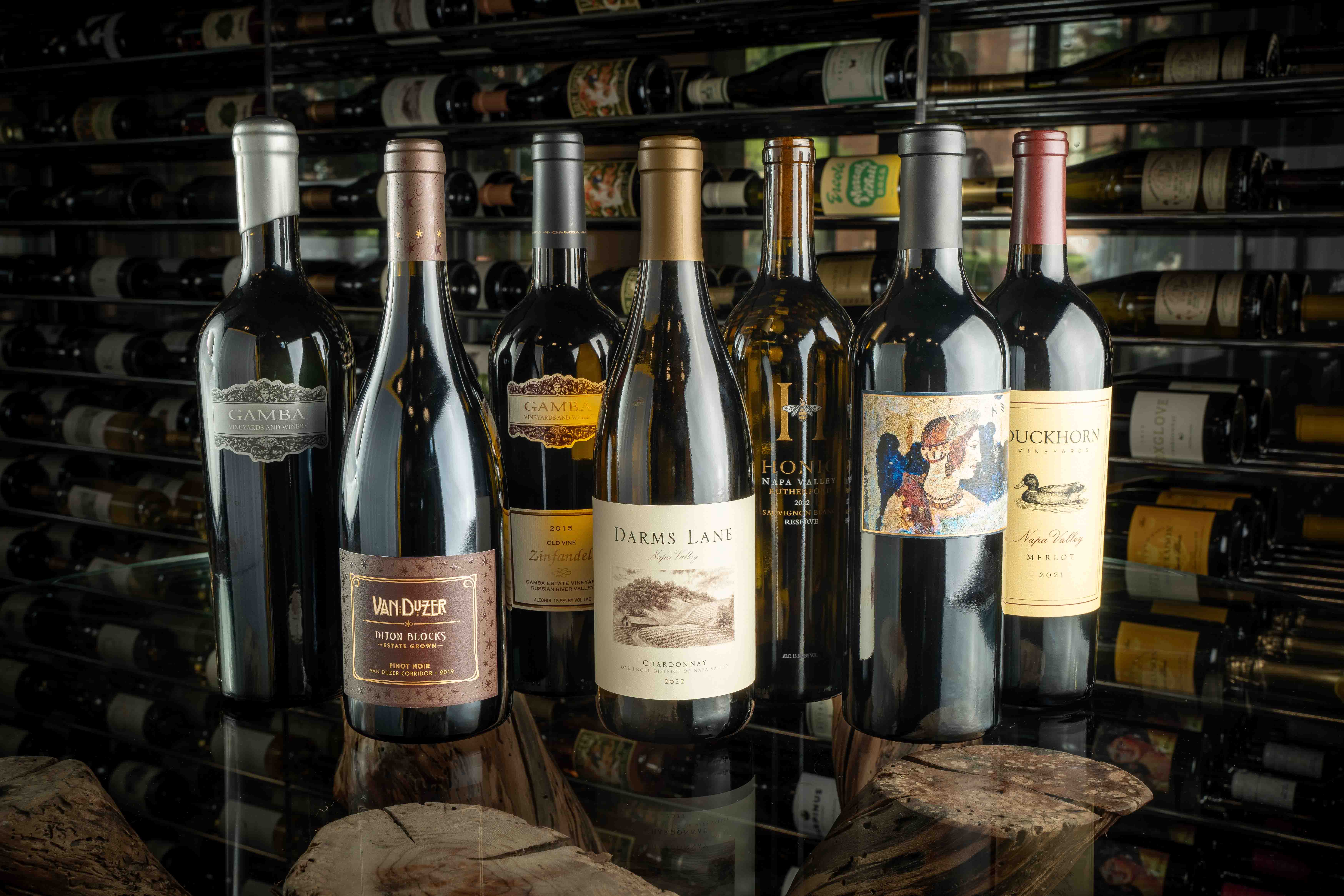 Photo of several bottles of wine