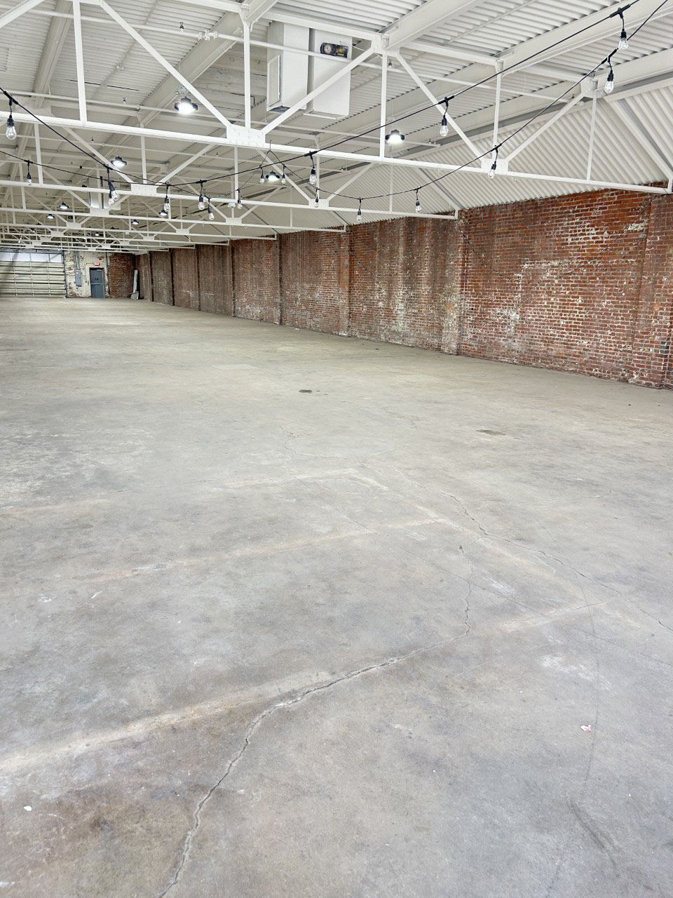 Inside of an empty building.