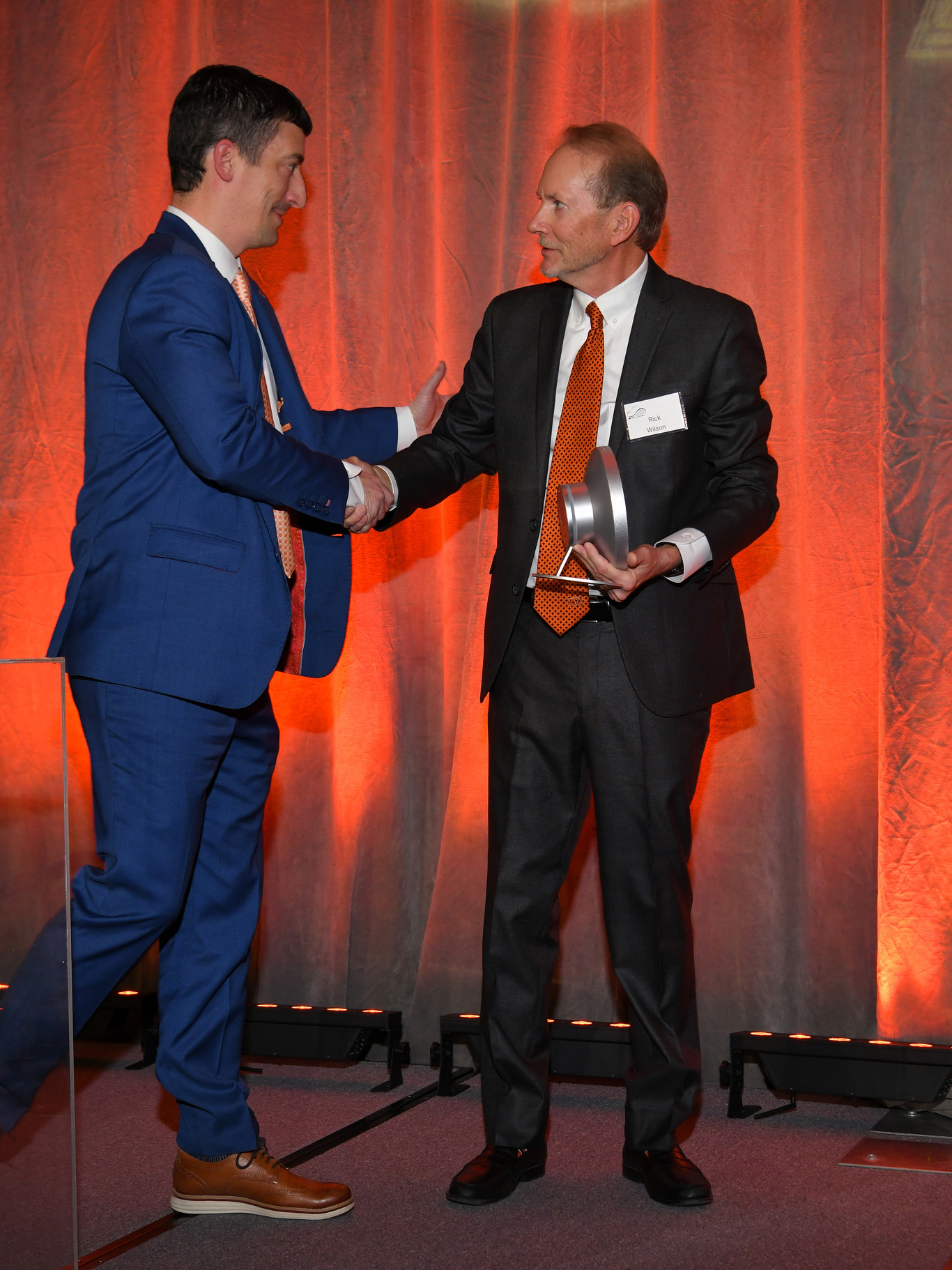 Honoree receiving award.