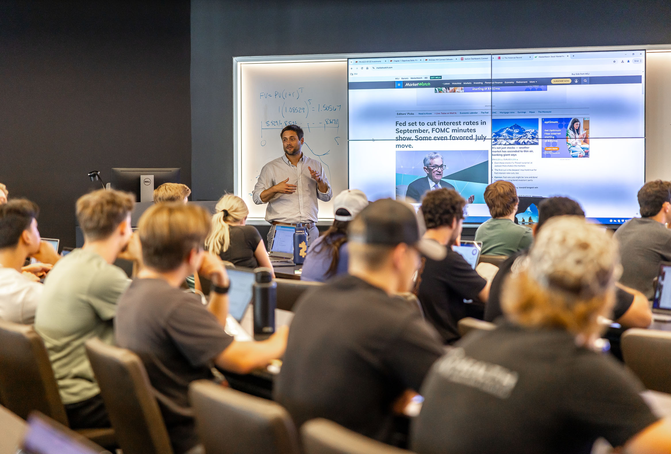 Students in classroom