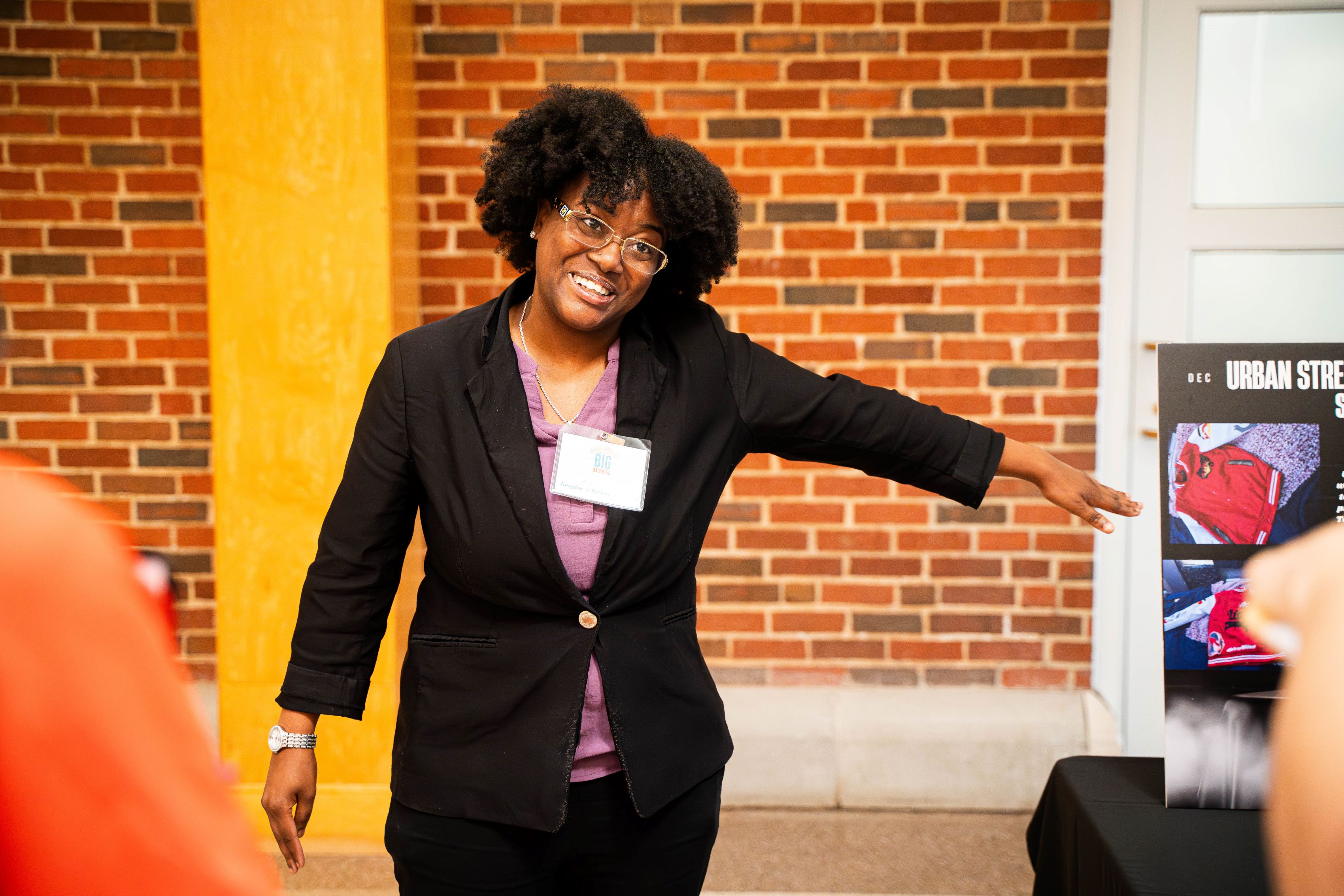 Student pitching Student pitching