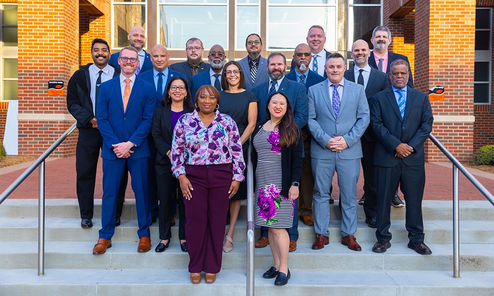 The 2026 VEP participants pose in front of the OSU Alumni Center.